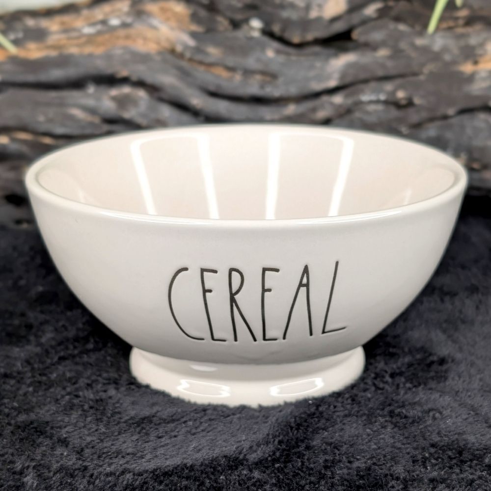 Rae Dunn CEREAL Ceramic Cereal Bowl - (Total Of 4)